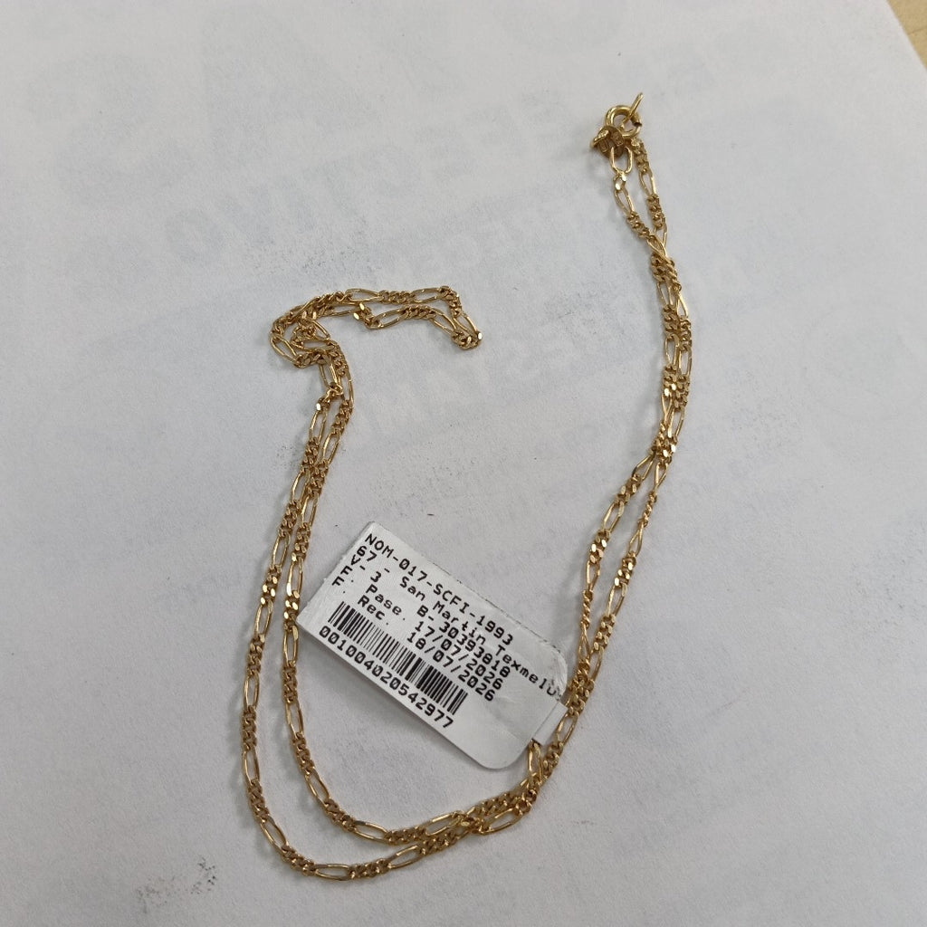 CADENA ORO 14 K 3.5 GRMS (SEMINUEVO)
