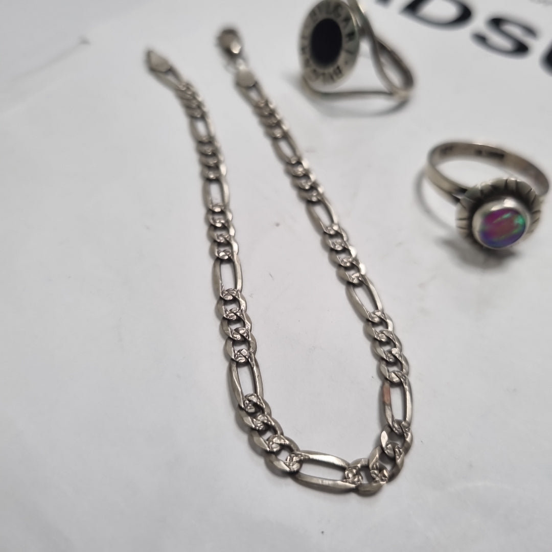 ANILLO, PULSERA PLATA 4.1 GRMS (SEMINUEVO)
