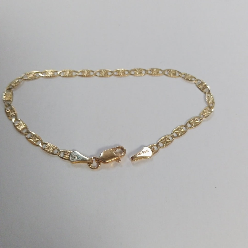PULSERAS GUCHI ORO 14K 18 CM 2.9 GR (NUEVO)