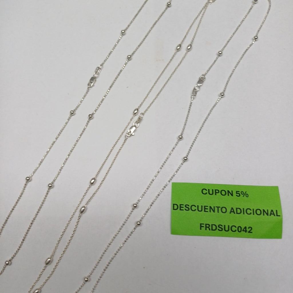 CADENA PLATA 9.6 GRMS (SEMINUEVO)