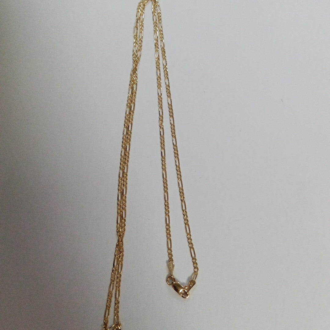 CADENAS 3X1 ORO 14K 55 CM 4 GR (NUEVO)