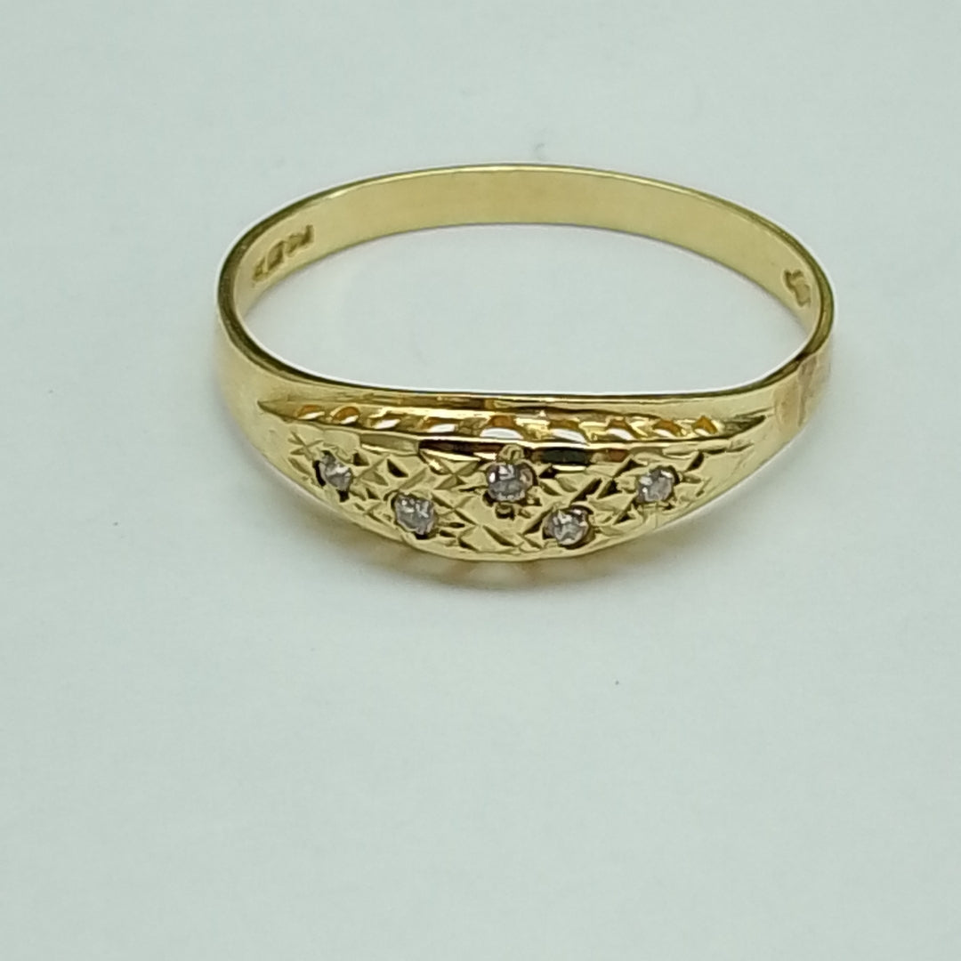 ANILLO ORO 14 K 1.7 GRMS (SEMINUEVO)