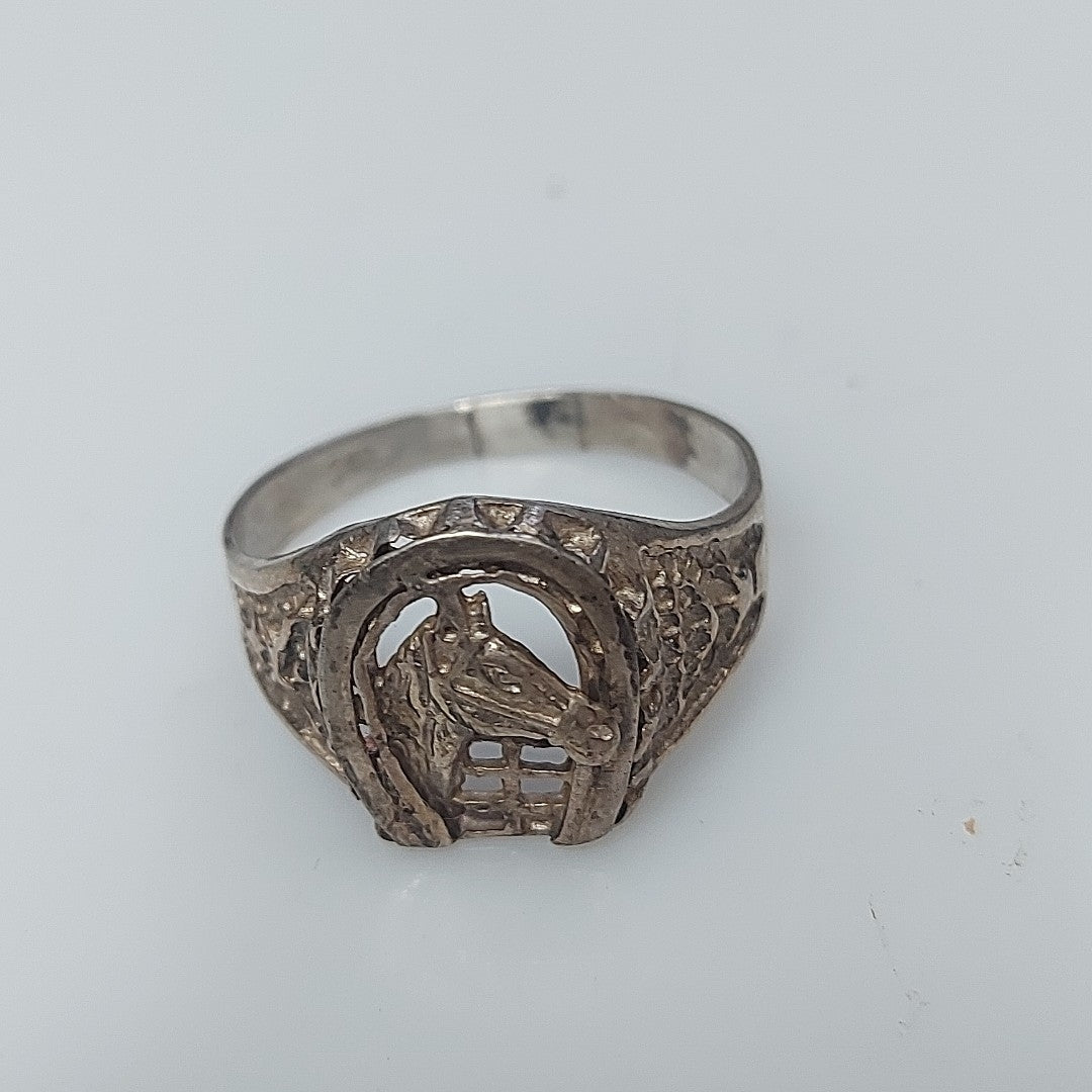 ANILLO, CADENA, MEDALLA RELIGIOSA PLATA 10.4 GRMS (SEMINUEVO)