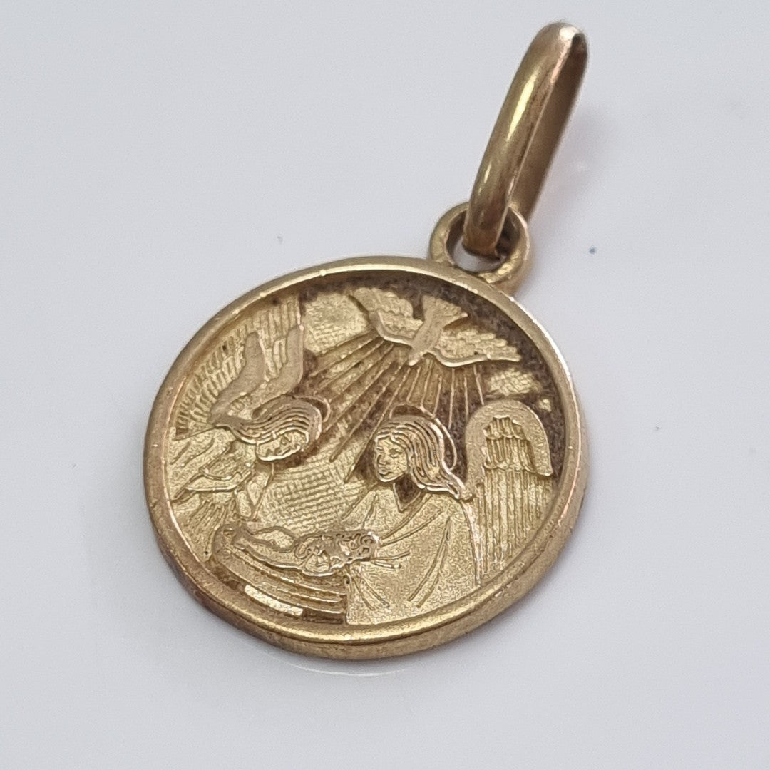MEDALLA RELIGIOSA ORO 10 K 1.1 GRMS (SEMINUEVO)