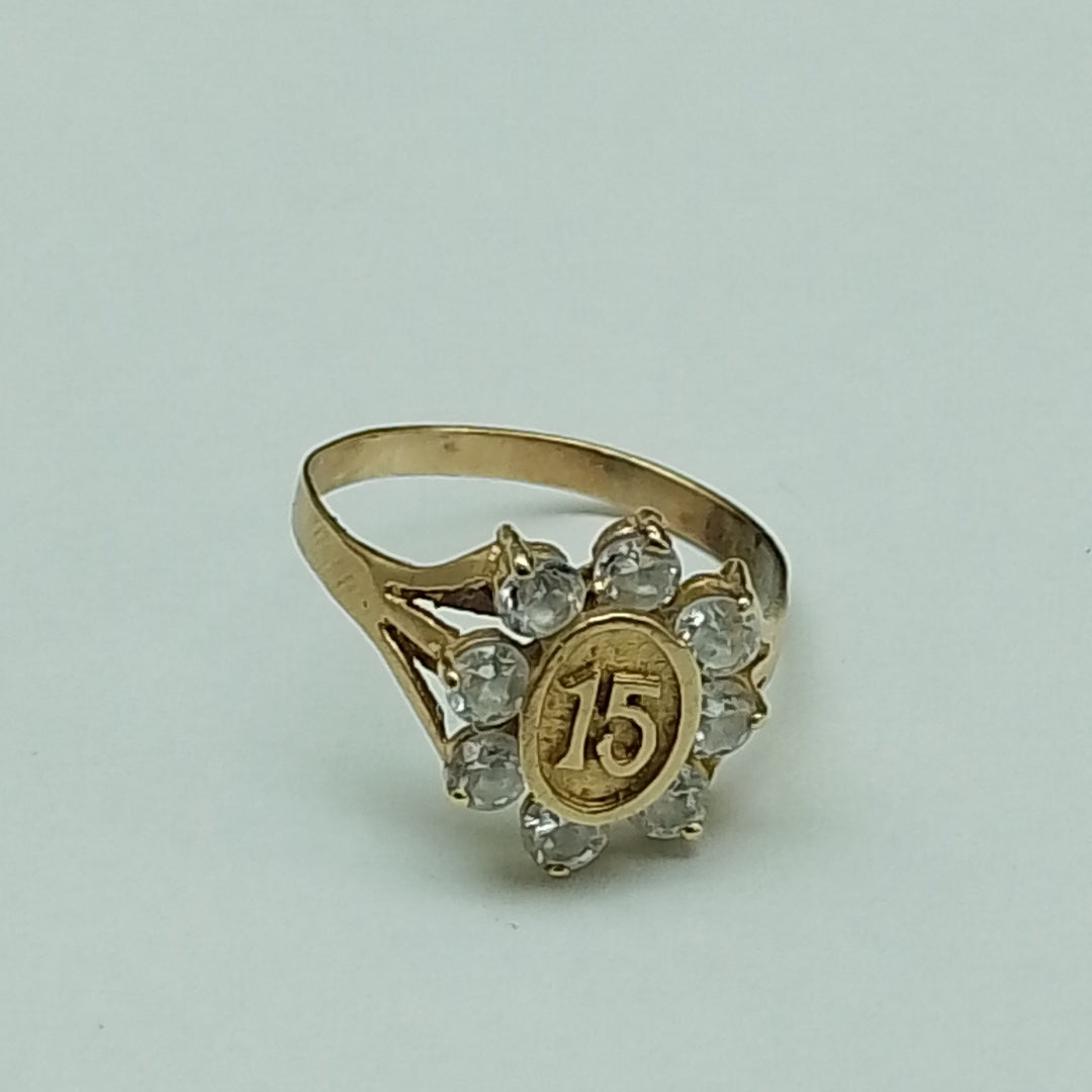 ANILLO ORO 10 K 2.4 GRMS (SEMINUEVO)