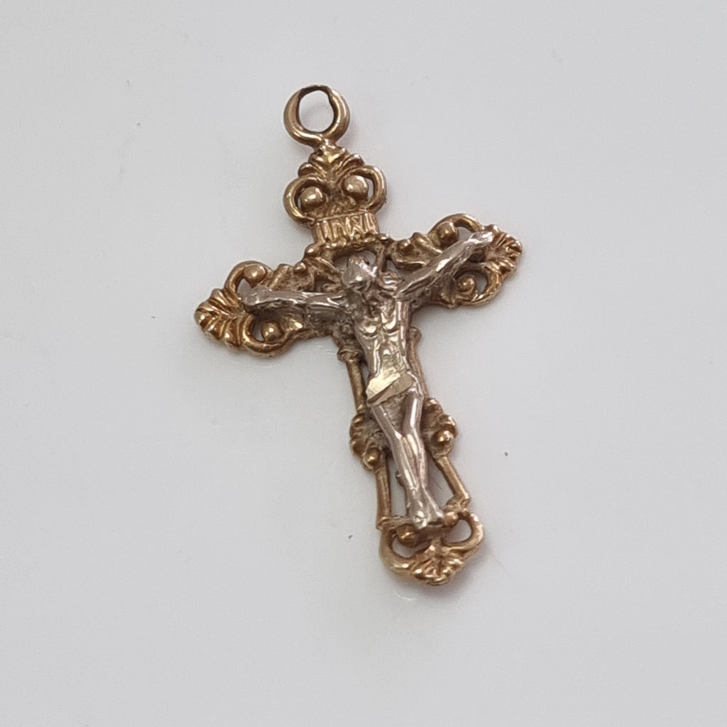 CRUCIFIJO ORO 10 K 1,90 GRMS (SEMINUEVO)