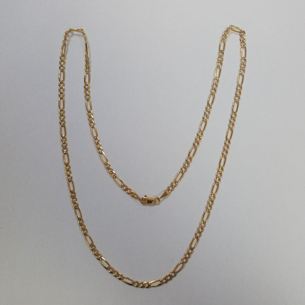 CADENAS 3X1 DIAMANTADA ORO 14K 55 CM 8.4 GR (NUEVO)