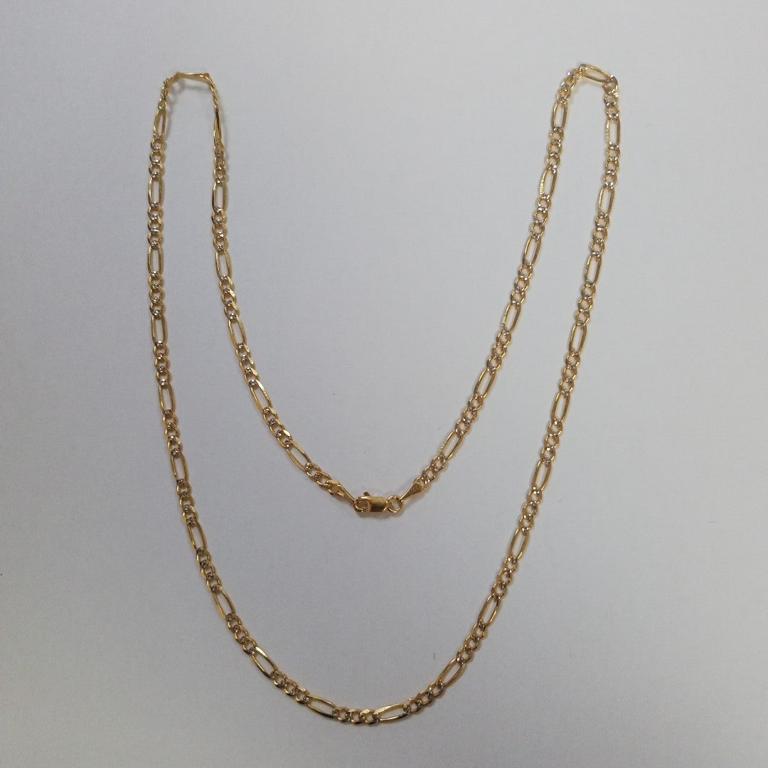 CADENAS 3X1 DIAMANTADA ORO 14K 55 CM 8.4 GR (NUEVO)