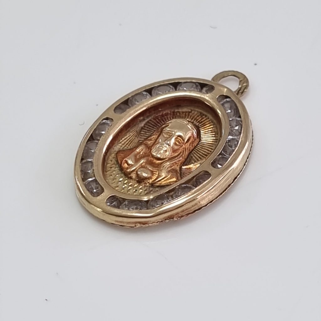 MEDALLA RELIGIOSA ORO 10 K 2 GRMS (SEMINUEVO)