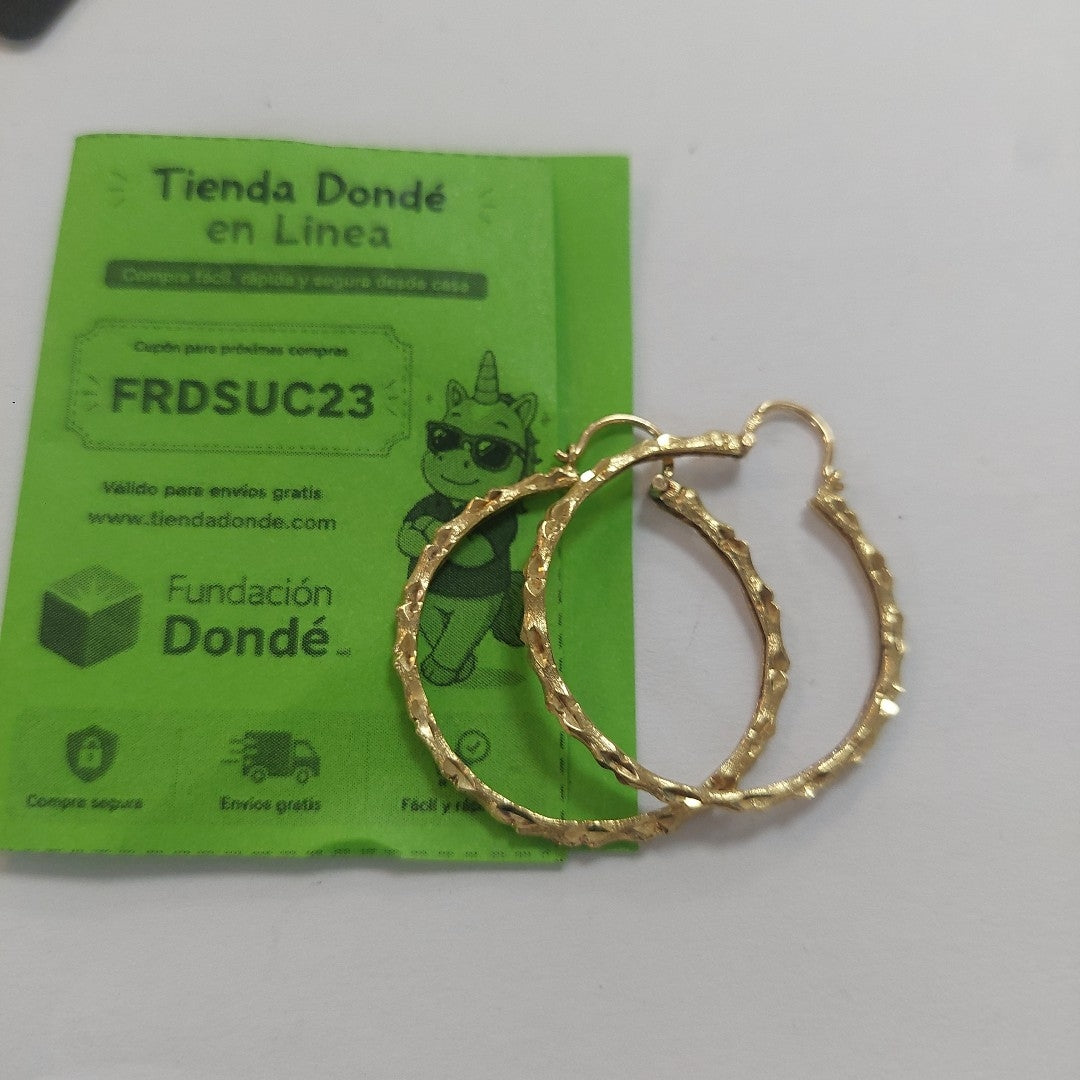 ARRACADAS PAR ORO 18 K 5,90 GRMS (SEMINUEVO)