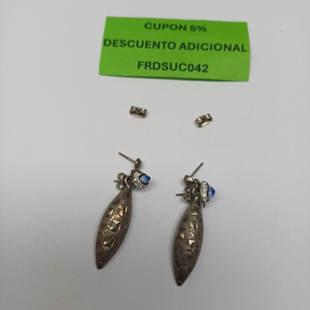 ARETES PAR PLATA 4.7 GRMS (SEMINUEVO)