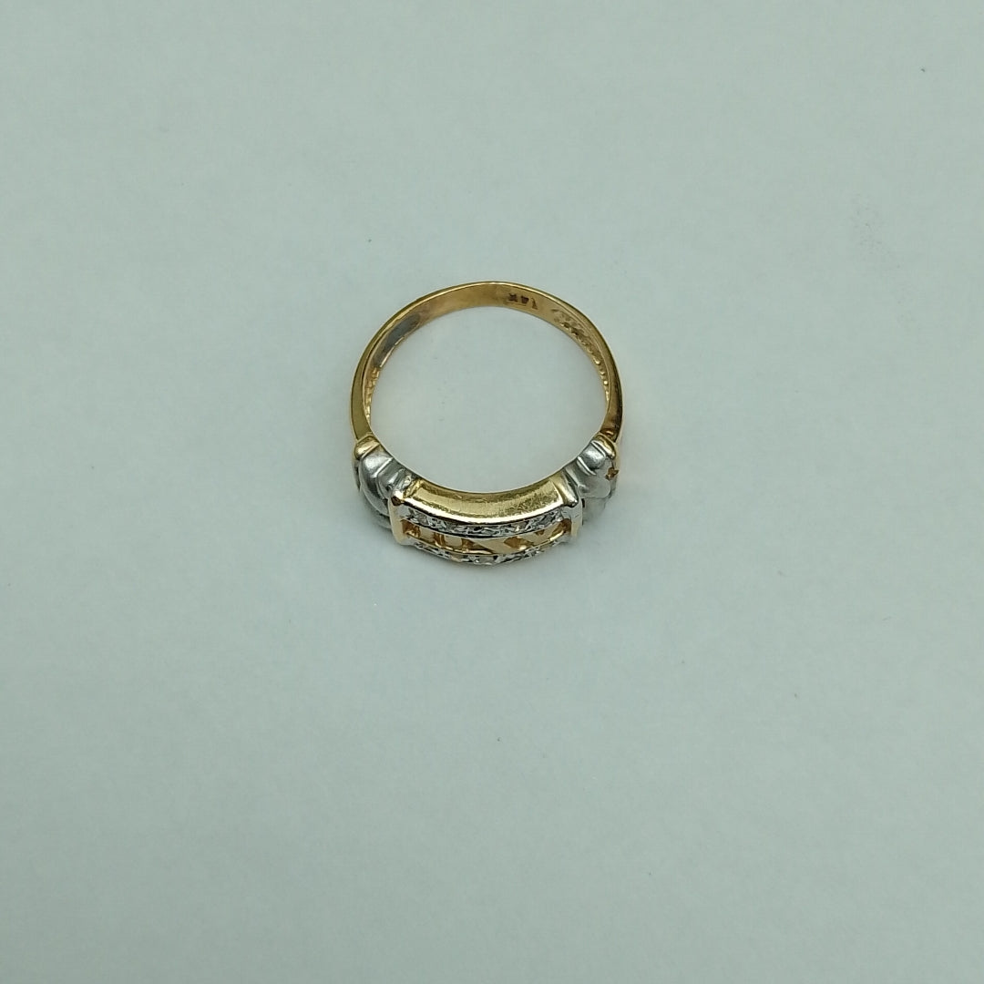 ANILLO ORO 14 K 3.2 GRMS (SEMINUEVO)
