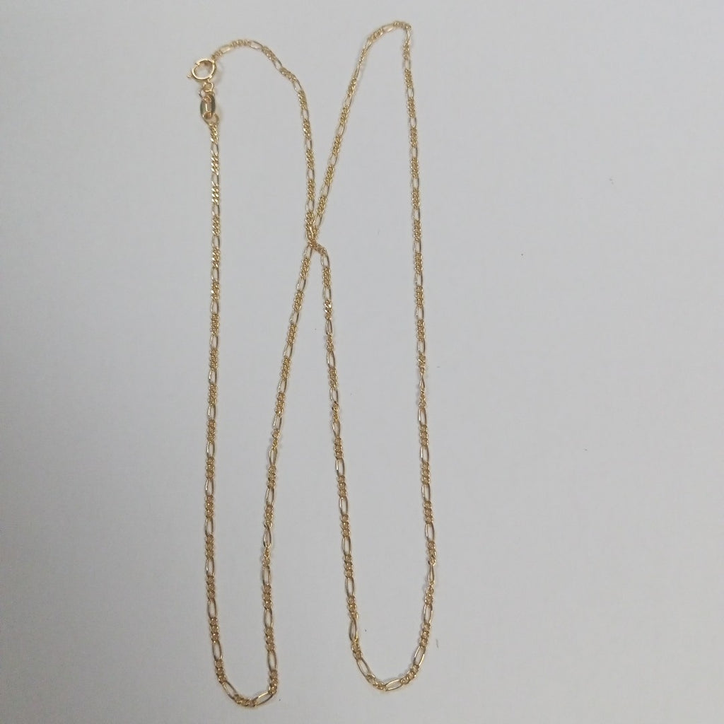 CADENAS TEJIDO 3X1 ORO 14K 55 CM 2.7 GR (NUEVO)