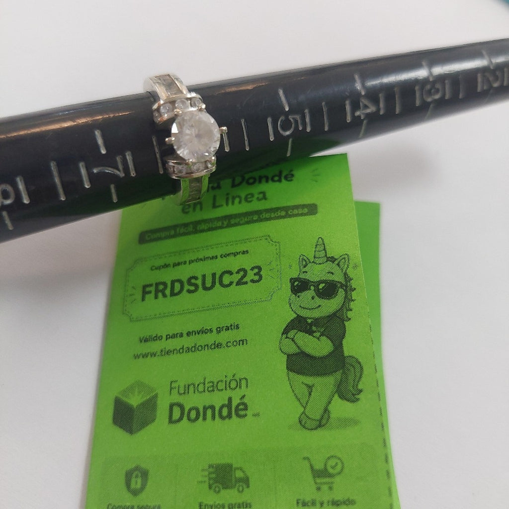 ANILLITO ORO, ORO BLANCO 10 K 6.4 GRMS (SEMINUEVO)