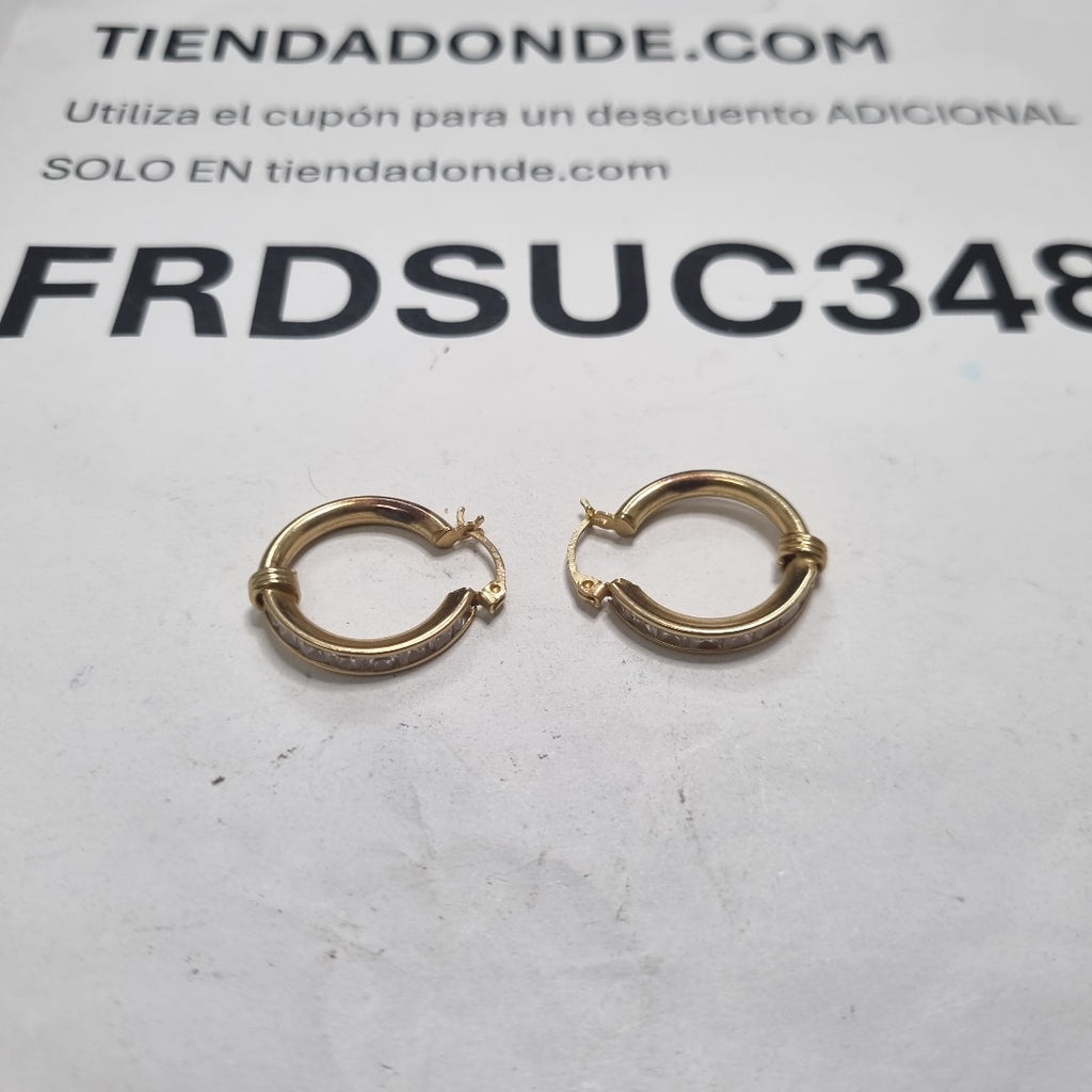 ARRACADAS PAR ORO 10 K 4 GRMS (SEMINUEVO)