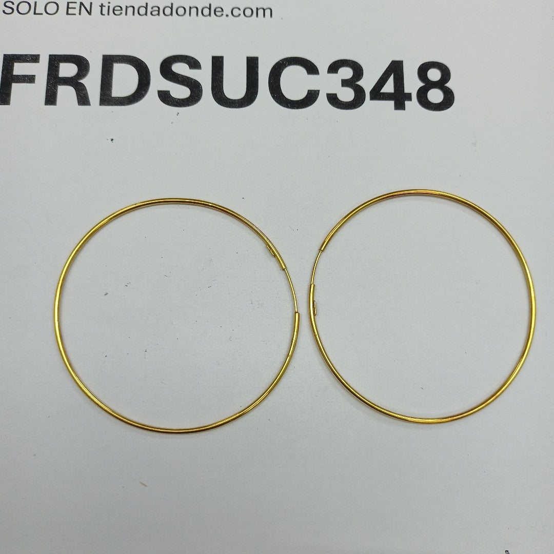 ARRACADAS PAR ORO 18 K 5.7 GRMS (SEMINUEVO)