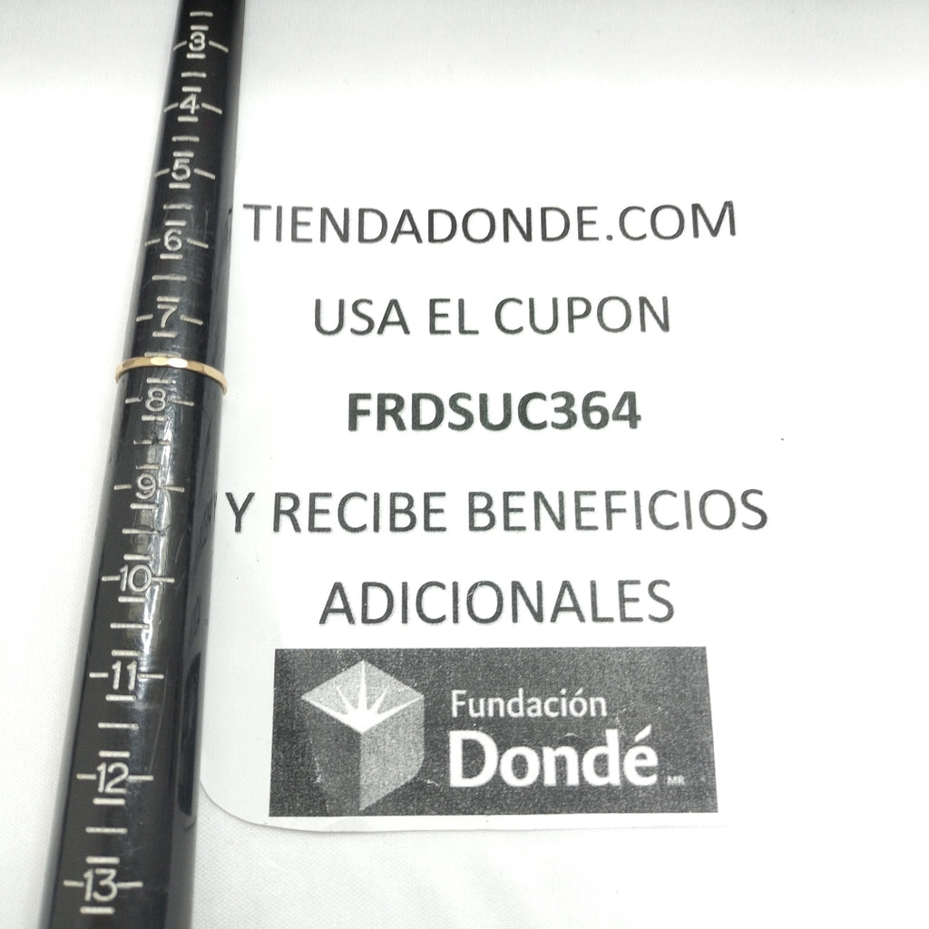ARGOLLA ORO 14 K 0,80 GRMS (SEMINUEVO)