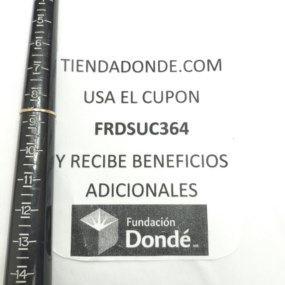 ARGOLLA ORO 14 K 0,70 GRMS (SEMINUEVO)