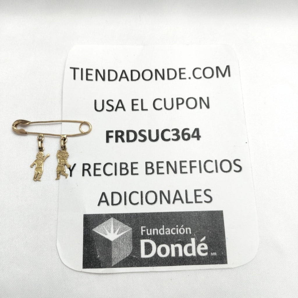 DIJE,PRENDEDOR ORO 14 K 3,70 GRMS (SEMINUEVO)