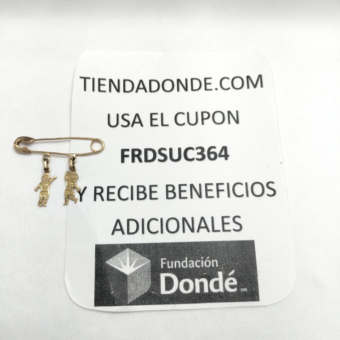 DIJE,PRENDEDOR ORO 14 K 3,70 GRMS (SEMINUEVO)
