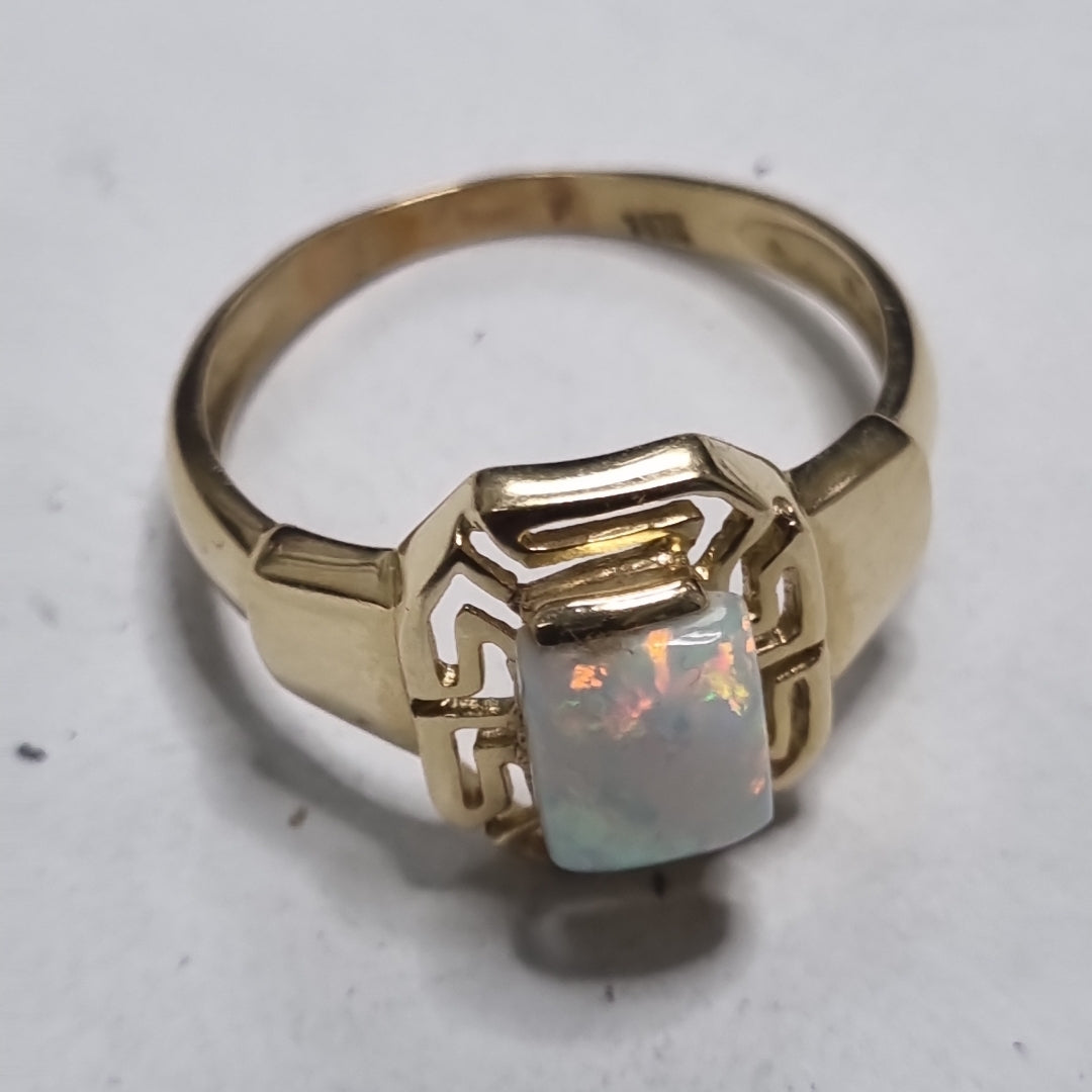 ANILLO ORO 14 K 3.2 GRMS (SEMINUEVO)