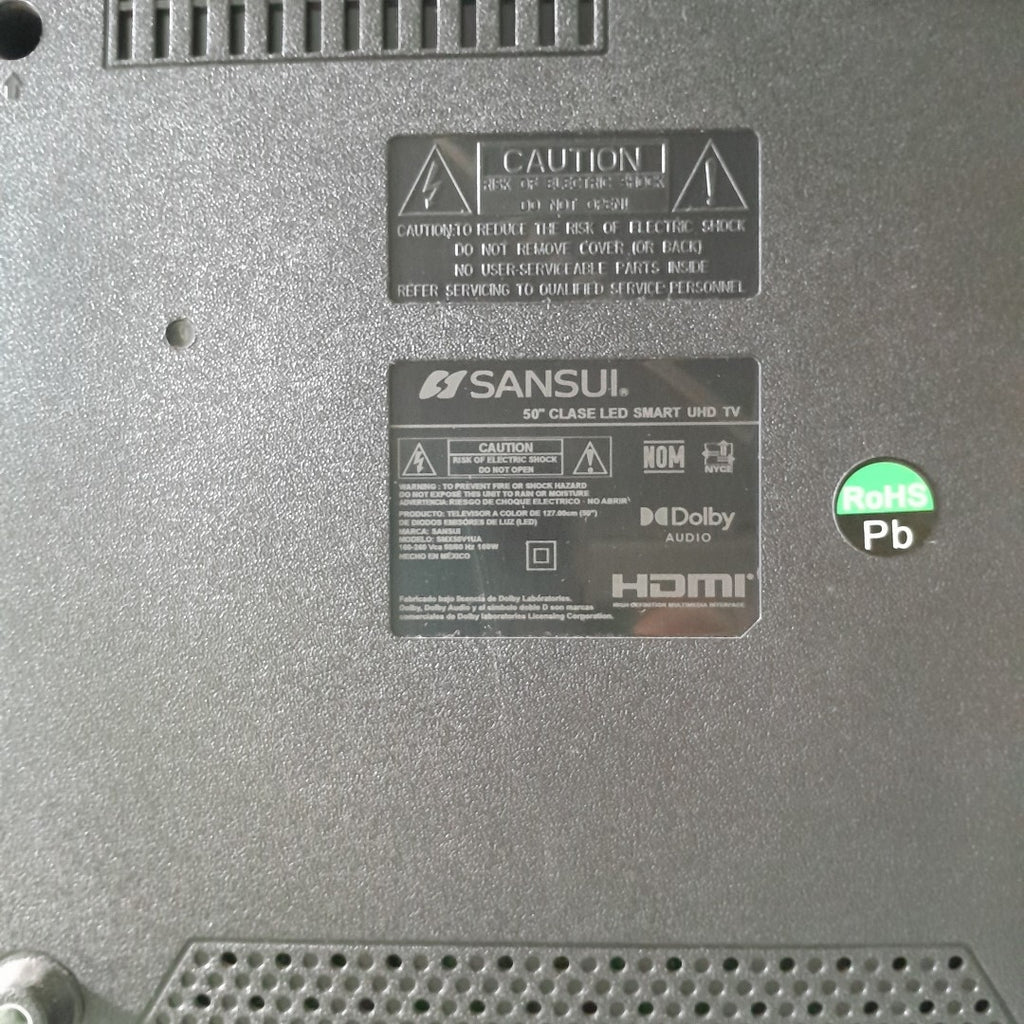 PANTALLA SANSUI SMX50V1UA (2022) 50" LED 4K (SEMINUEVO)
