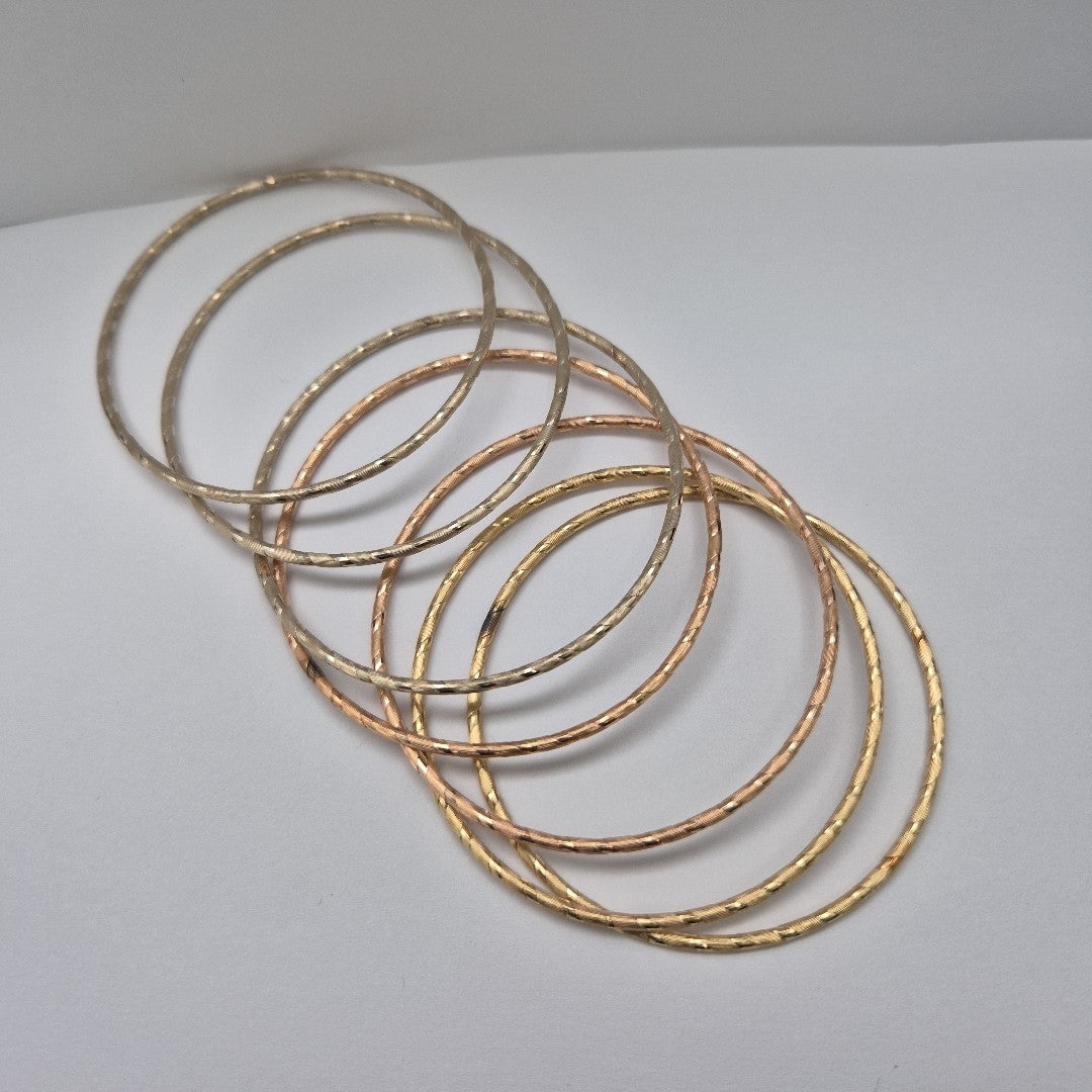SEMANARIO DE PULSERAS ORO,RODIADO 14 K 25,10 GRMS (SEMINUEVO)