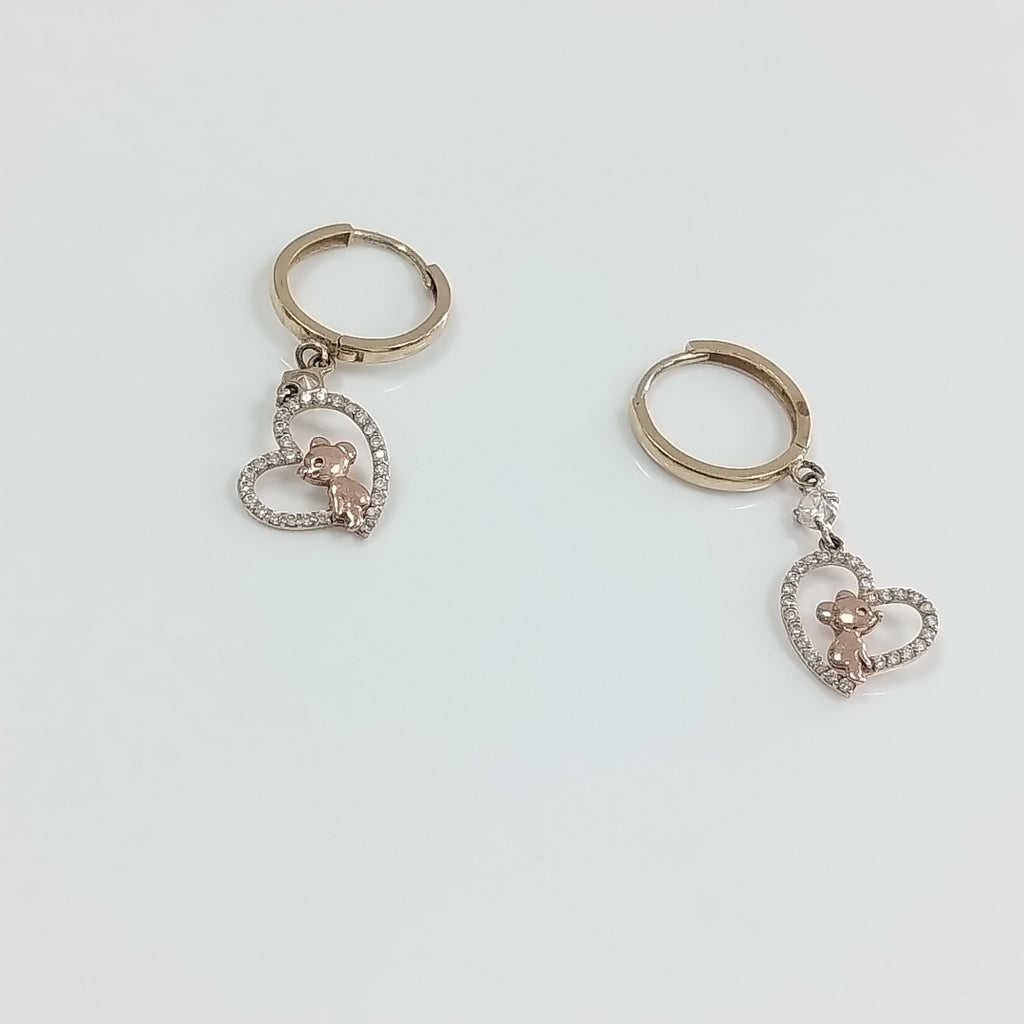ARRACADAS PAR ORO 14 K 2.1 GRMS (SEMINUEVO)