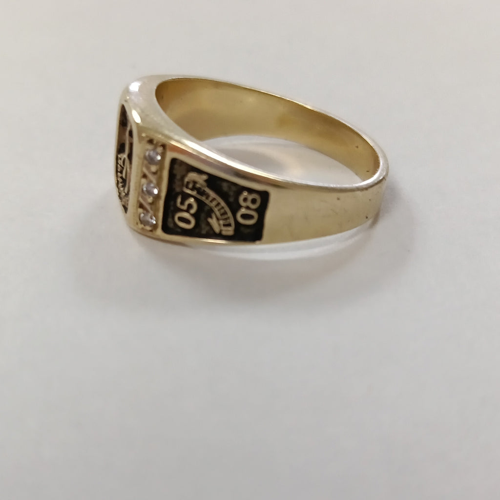 ANILLO DE GRADUACIÓN ORO 10 K 5,40 GRMS (SEMINUEVO)