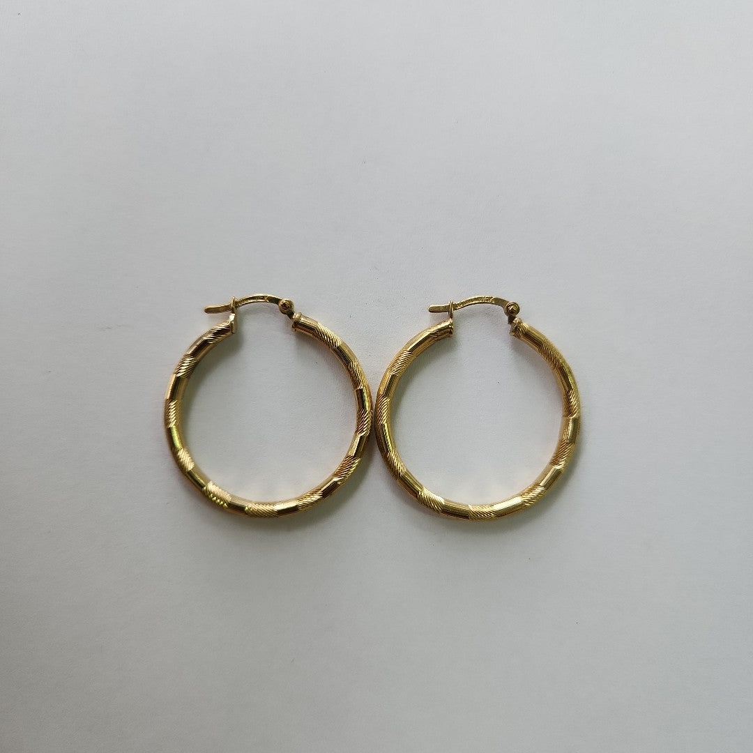 ARRACADAS PAR ORO 10 K 3,90 GRMS (SEMINUEVO)