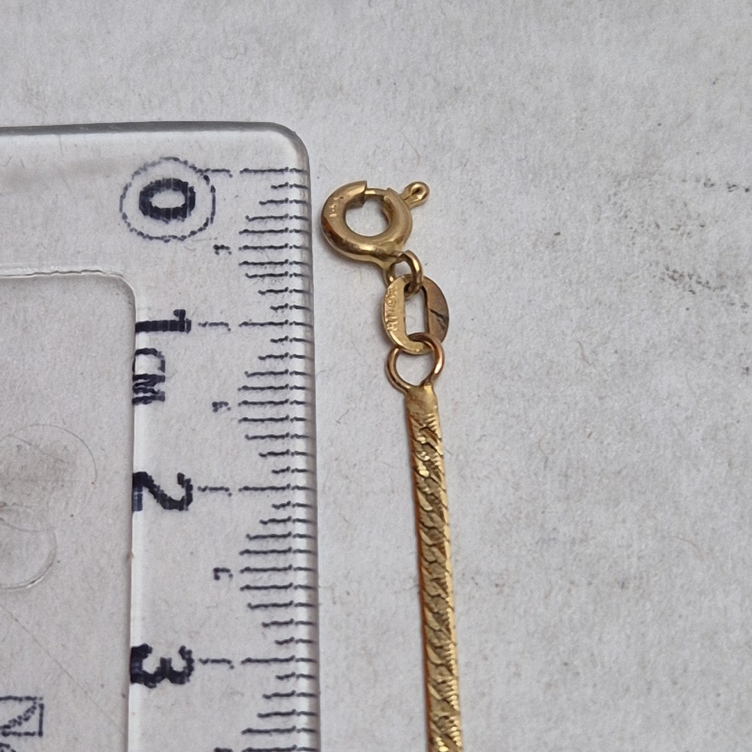 PULSERA ORO, ORO COMBINADO 10 K 2.4 GRMS (SEMINUEVO)