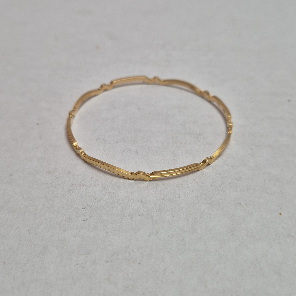 PULSERA RIGIDA, SEMANARIO DE PULSERAS ORO 18 K 58.3 GRMS (SEMINUEVO)