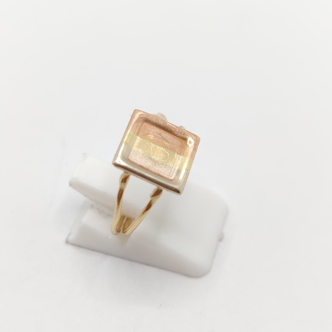 ANILLITO ORO, RODIADO 14 K 1.6 GRMS (SEMINUEVO)