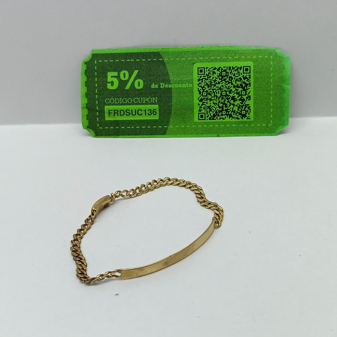ESCLAVA ORO 14 K 2.8 GRMS (SEMINUEVO)