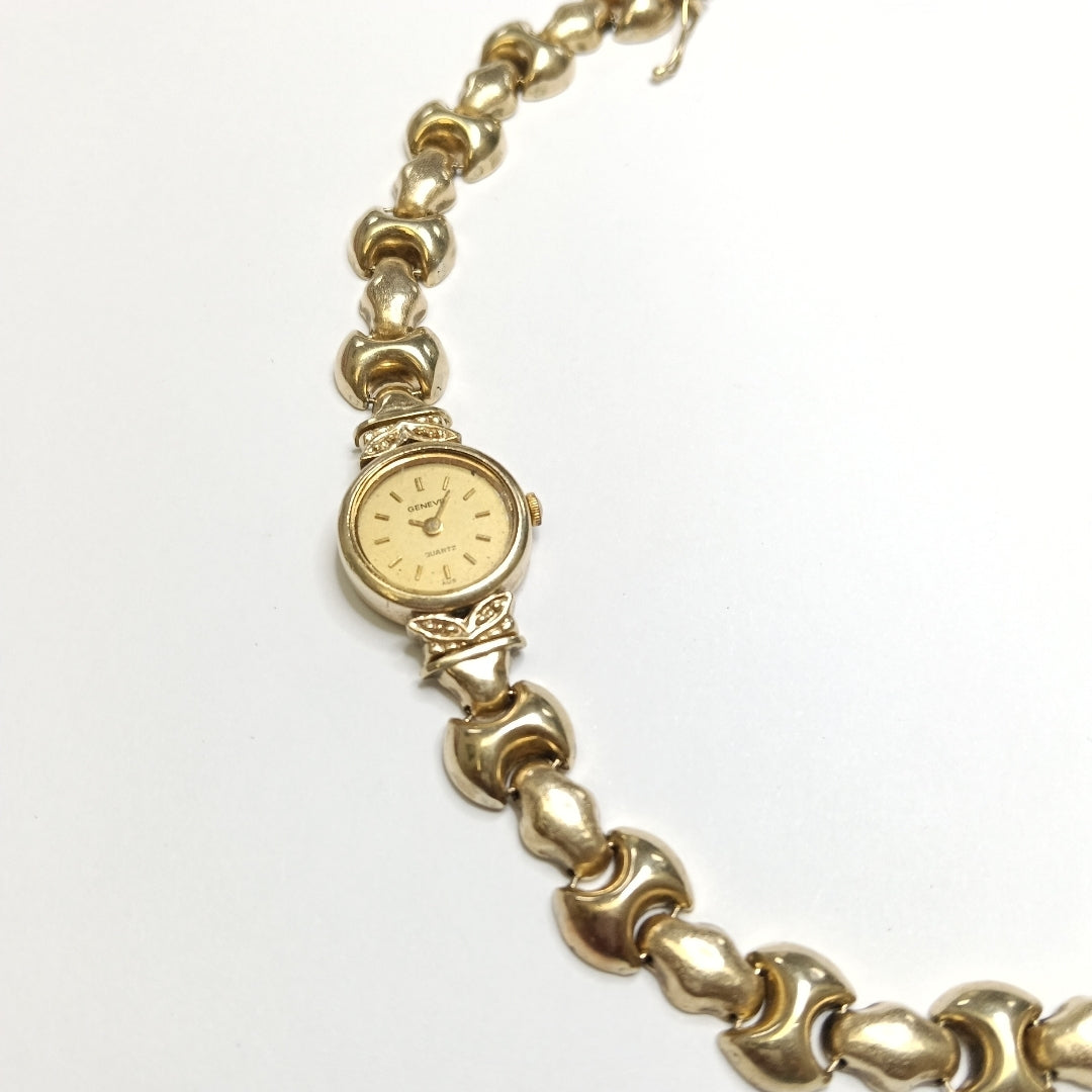 RELOJ CAJA Y PULSO ORO ORO 10 K 17,60 GRMS (SEMINUEVO)