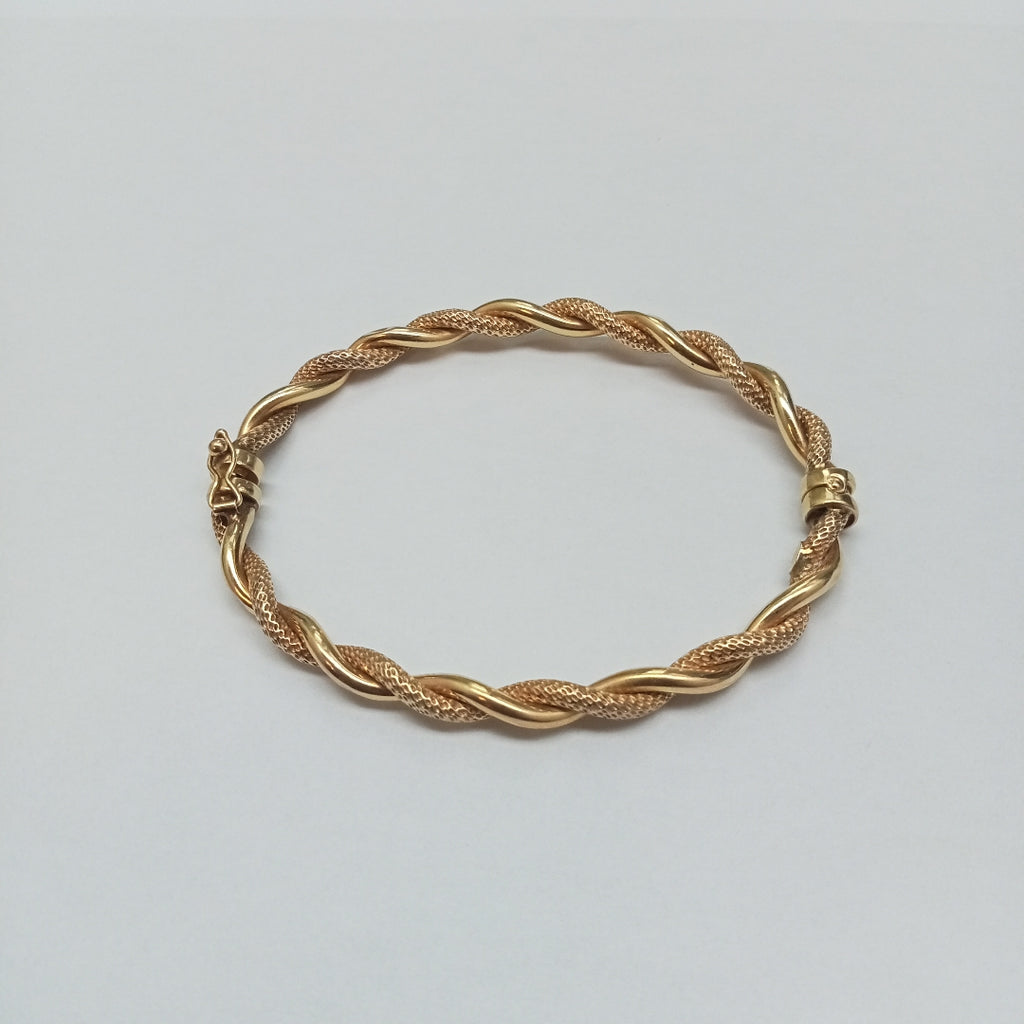 PULSERA RIGIDA ORO 10 K 5.7 GRMS (SEMINUEVO)