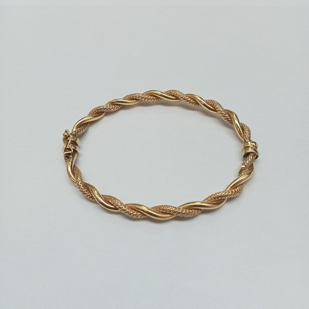 PULSERA RIGIDA ORO 10 K 5.7 GRMS (SEMINUEVO)
