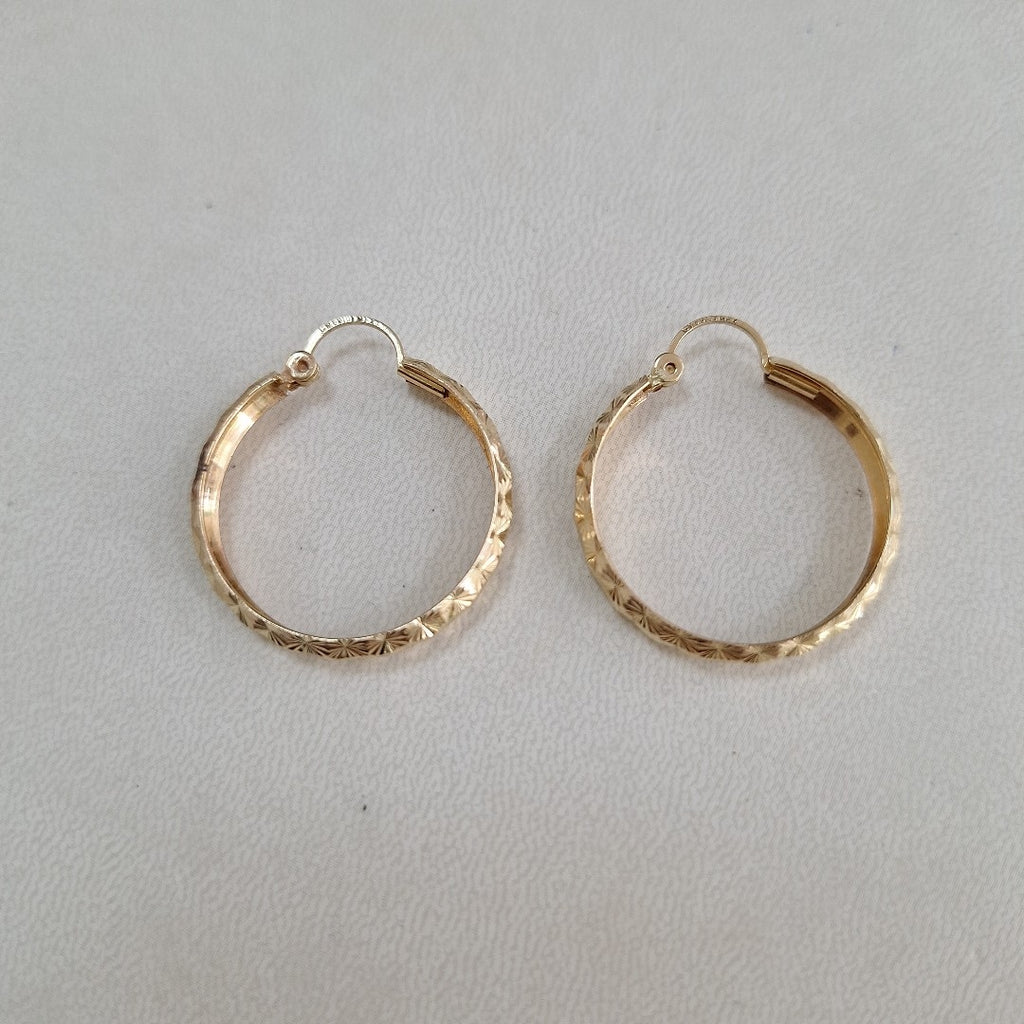 ARRACADAS PAR ORO 10 K 3,00 GRMS (SEMINUEVO)