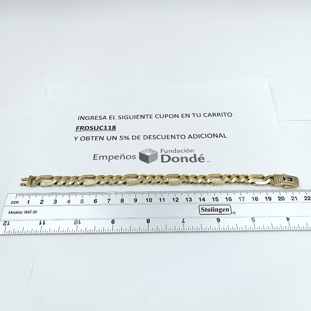 PULSERA ORO 10 K 13.2 GRMS (SEMINUEVO)