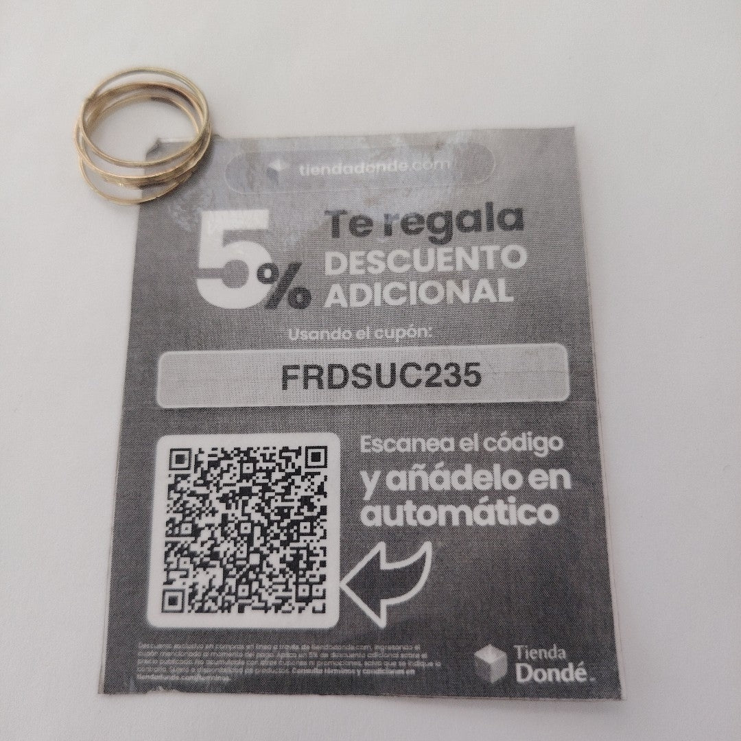 ANILLO ORO 10 K 1,90 GRMS (SEMINUEVO)