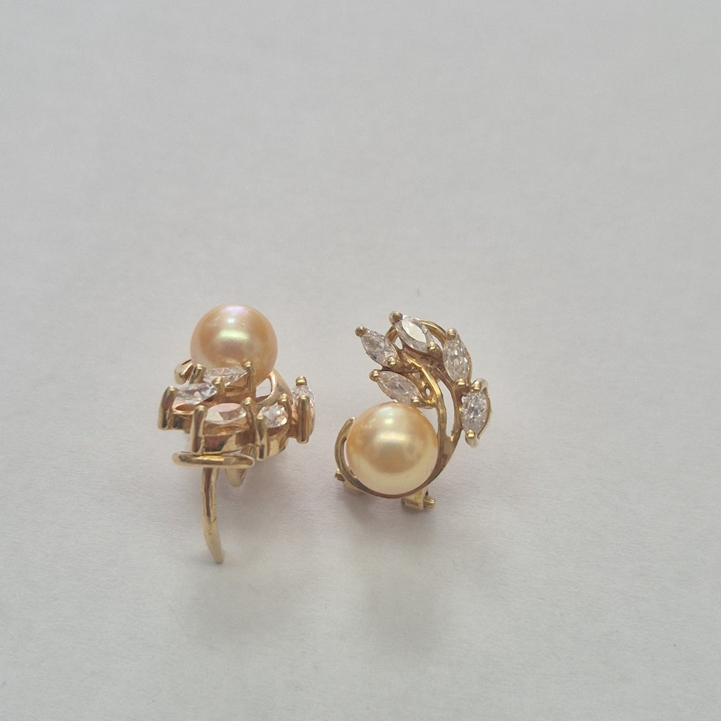 ARETES PAR ORO 14 K 5 GRMS (SEMINUEVO)