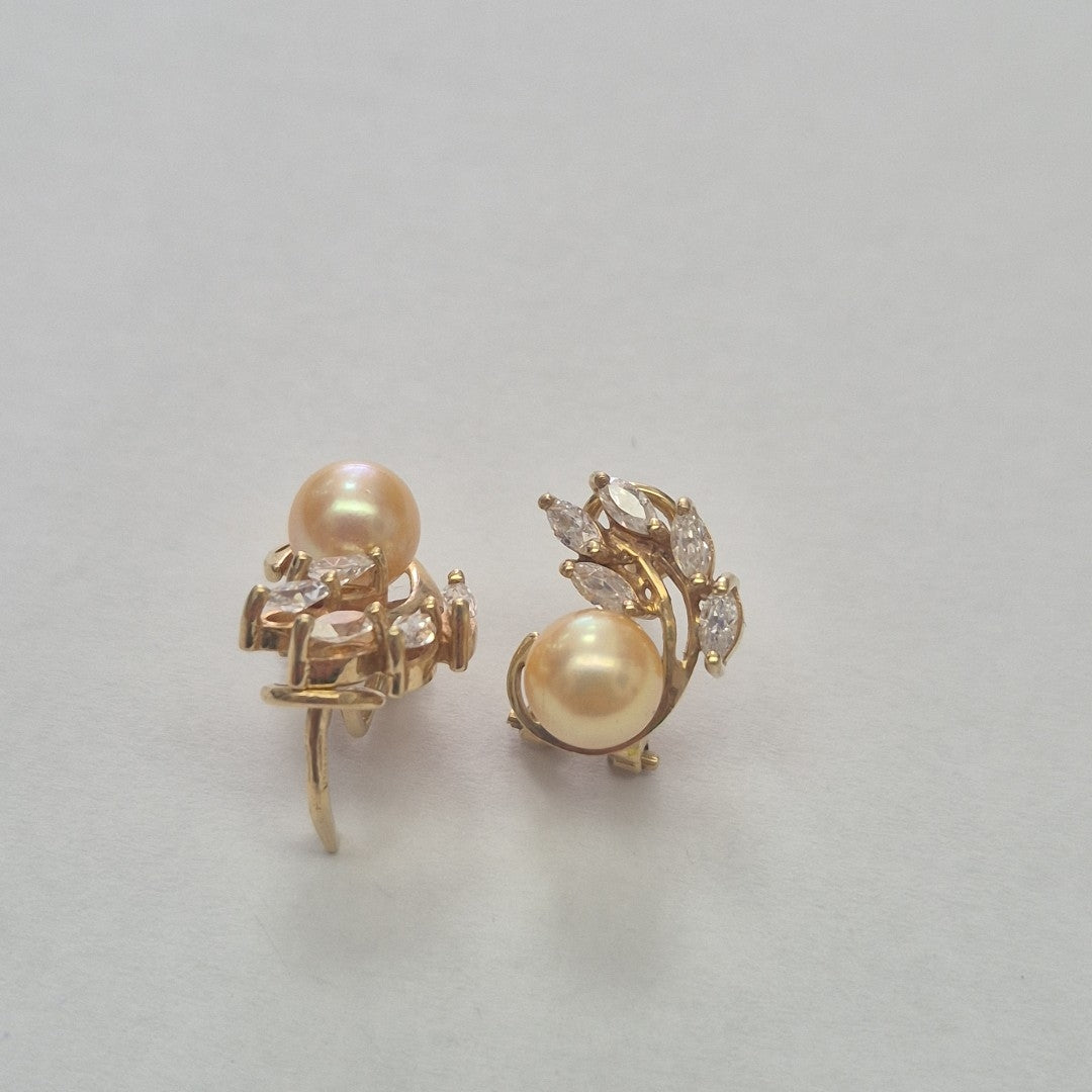 ARETES PAR ORO 14 K 5 GRMS (SEMINUEVO)