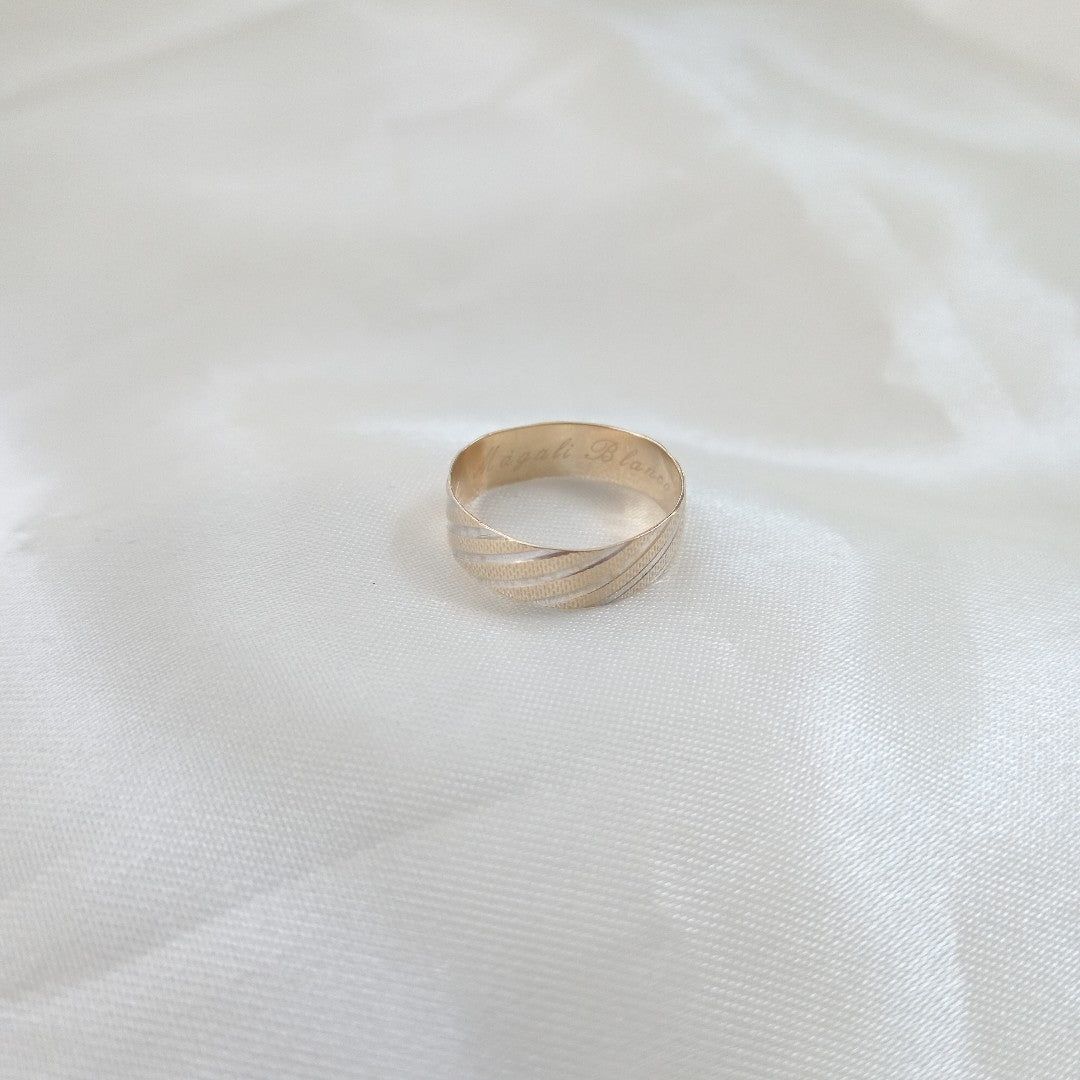 ARGOLLA ORO 14 K 2.4 GRMS (SEMINUEVO)