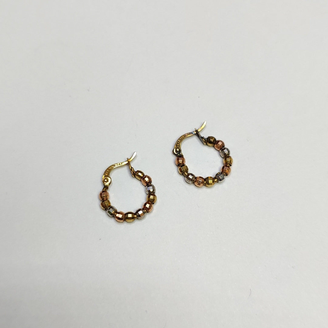 ARRACADAS PAR ORO 10 K 1.4 GRMS (SEMINUEVO)