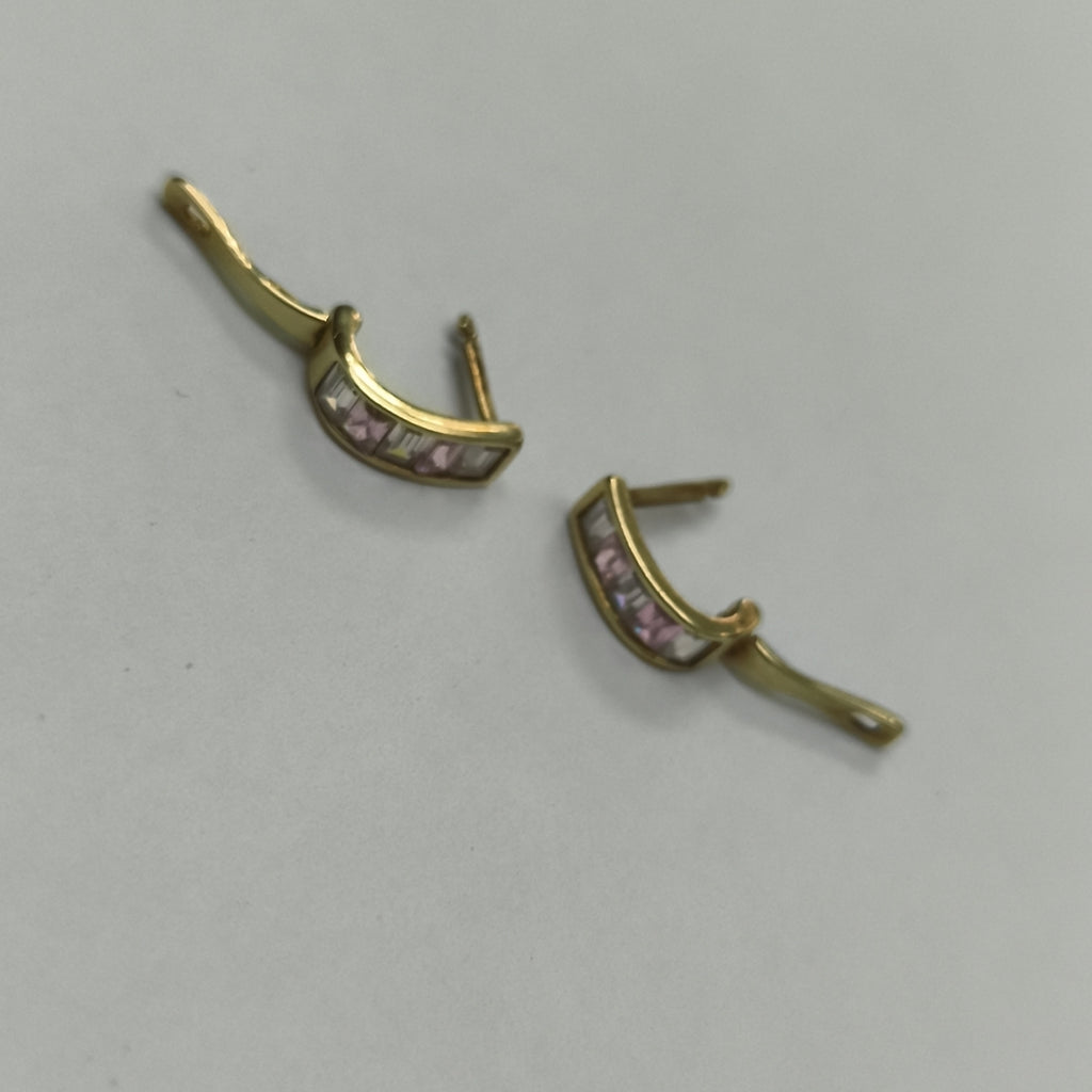 ARRACADAS PAR ORO 14 K 1,60 GRMS (SEMINUEVO)