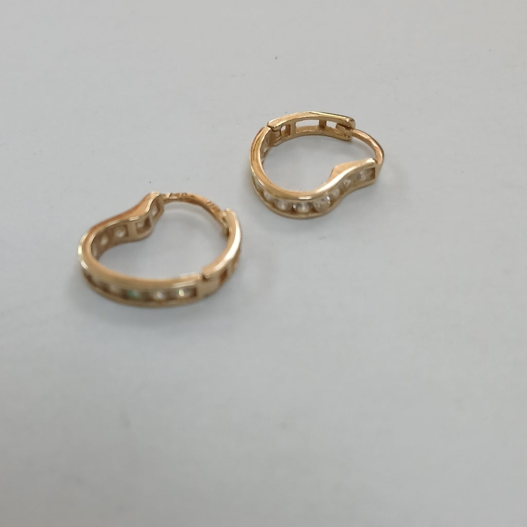 ARRACADAS PAR ORO 14 K 1,40 GRMS (SEMINUEVO)