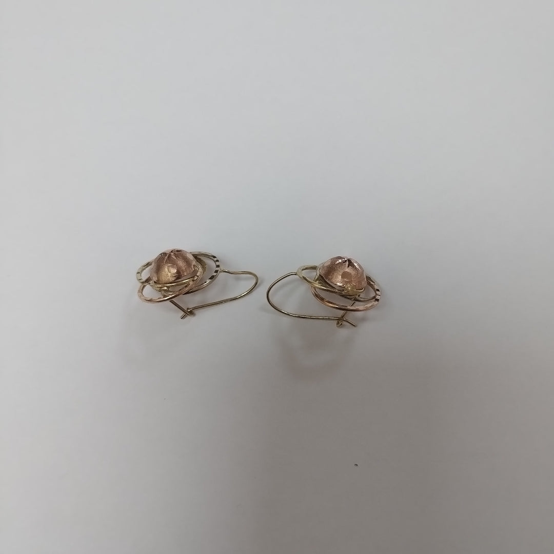 ARETES PAR ORO 14 K 2.6 GRMS (SEMINUEVO)