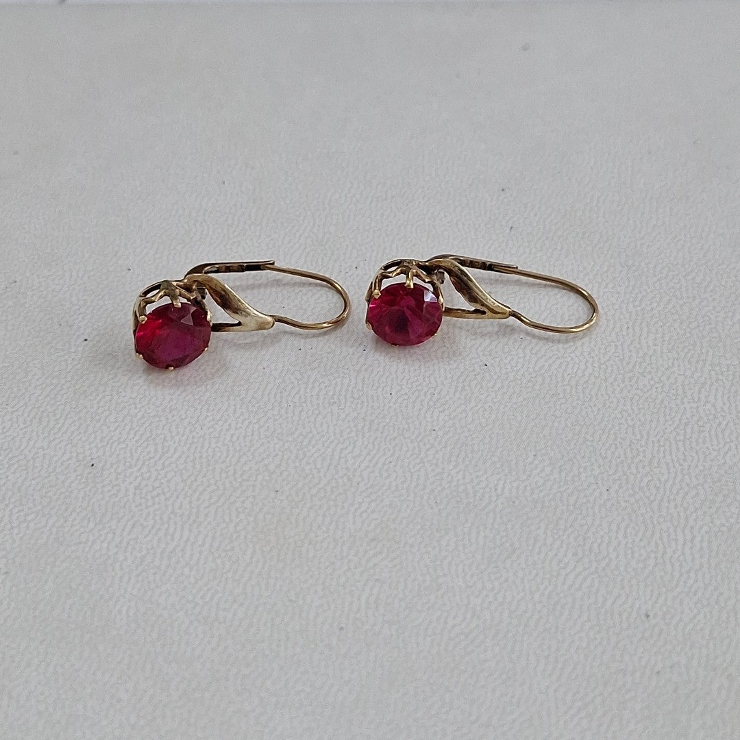 ARETES PAR ORO 8 K 3 GRMS (SEMINUEVO)