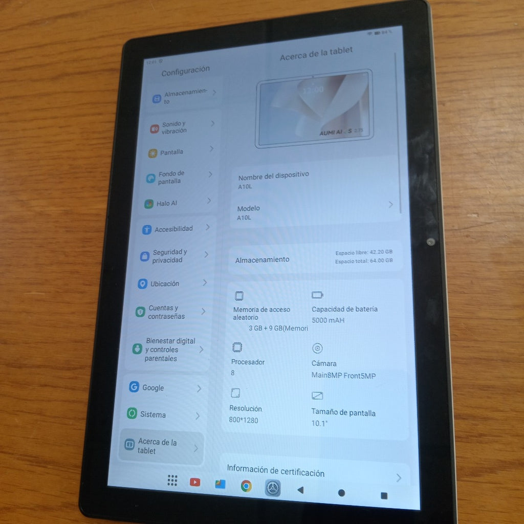 TABLETA OTRAS MARCAS OTROS MODELOS 64 GB 3 GB RAM