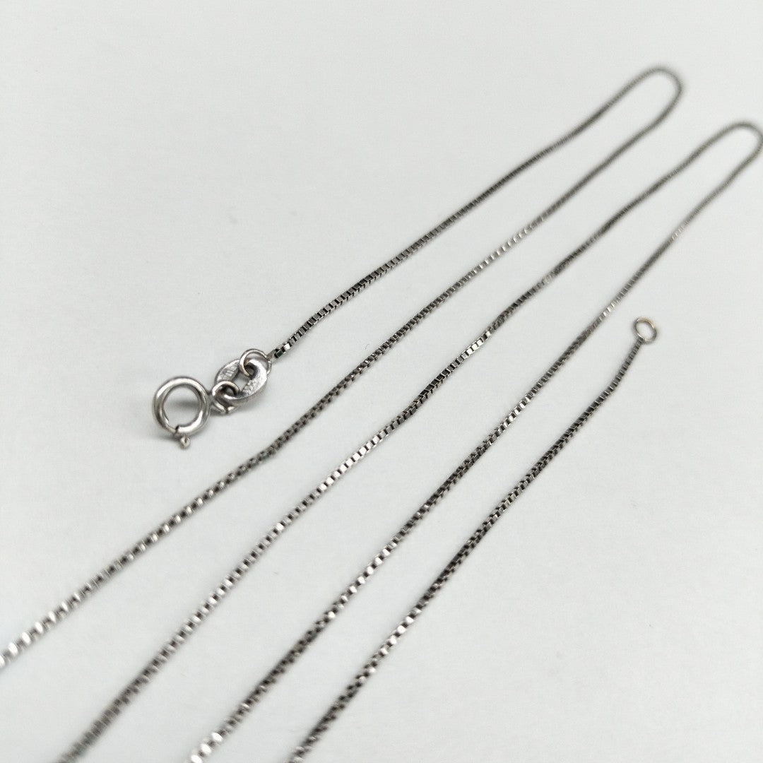 CADENA ORO BLANCO 14 K 1,80 GRMS (SEMINUEVO)
